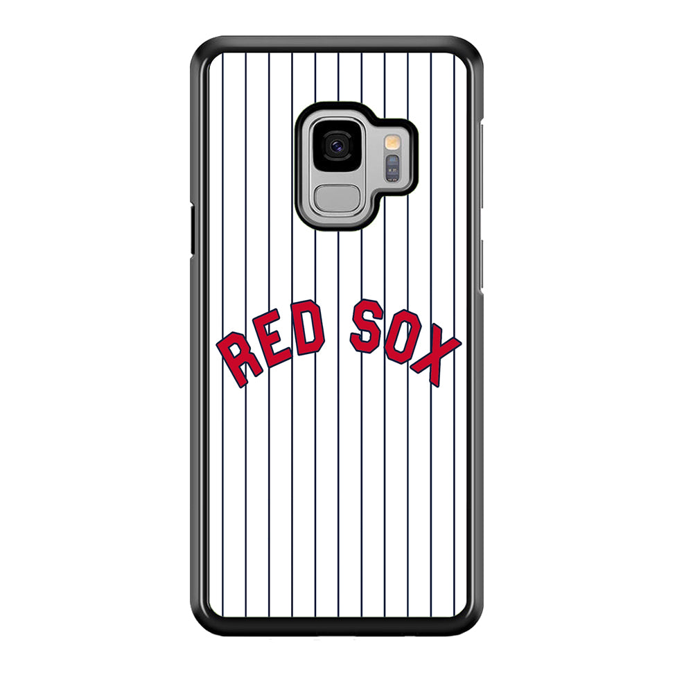 Baseball Boston Red Sox MLB 002 Samsung Galaxy S9 Case-Phone Case-Rubber Black (2D Case)-Altracase