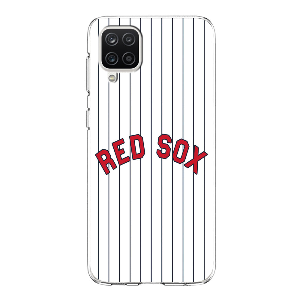 Baseball Boston Red Sox MLB 002 Samsung Galaxy A12 Case-Phone Case-Clear Soft Case-Altracase