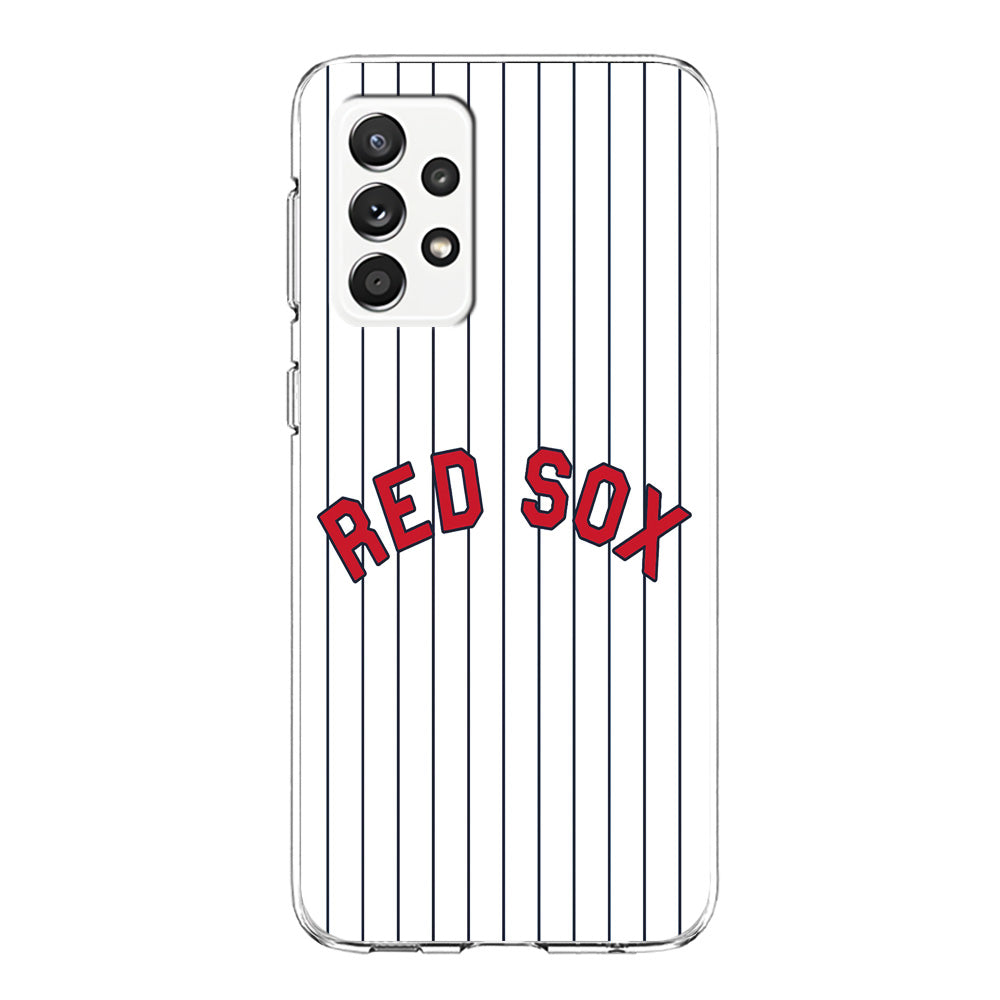 Baseball Boston Red Sox MLB 002 Samsung Galaxy A72 Case-Phone Case-Clear Soft Case-Altracase