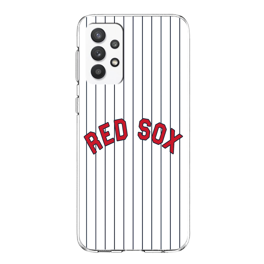 Baseball Boston Red Sox MLB 002 Samsung Galaxy A32 Case-Phone Case-Clear Soft Case-Altracase