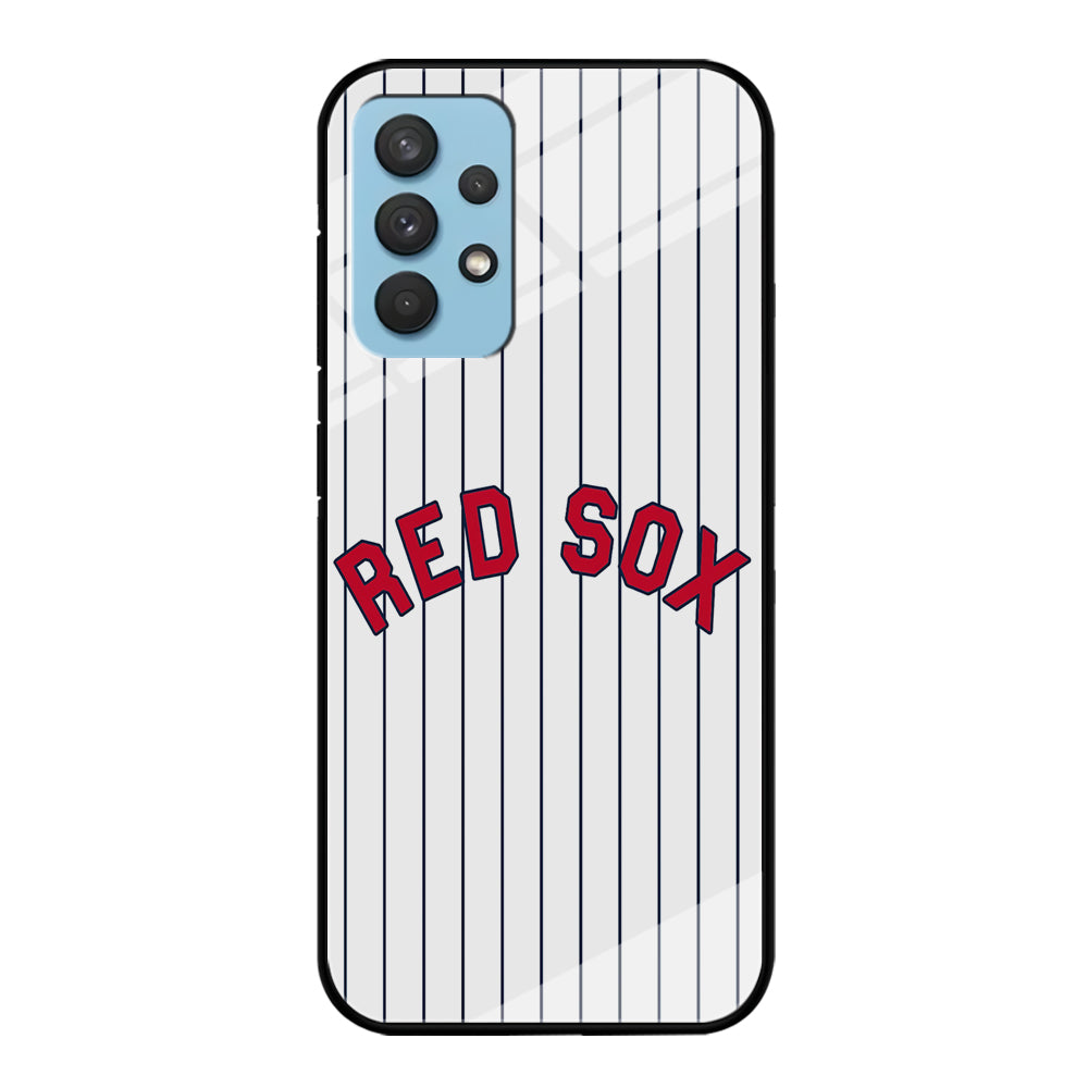 Baseball Boston Red Sox MLB 002 Samsung Galaxy A32 Case-Phone Case-Tempered Glass Case-Altracase