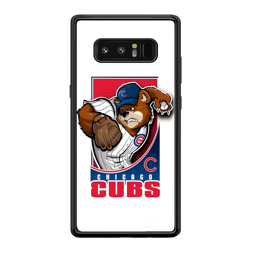 Baseball Chicago Cubs MLB 001 Samsung Galaxy Note 8 Case-Phone Case-Tempered Glass Case-Altracase