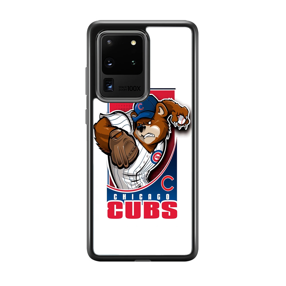 Baseball Chicago Cubs MLB 001 Samsung Galaxy S20 Ultra Case-Phone Case-Tempered Glass Case-Altracase