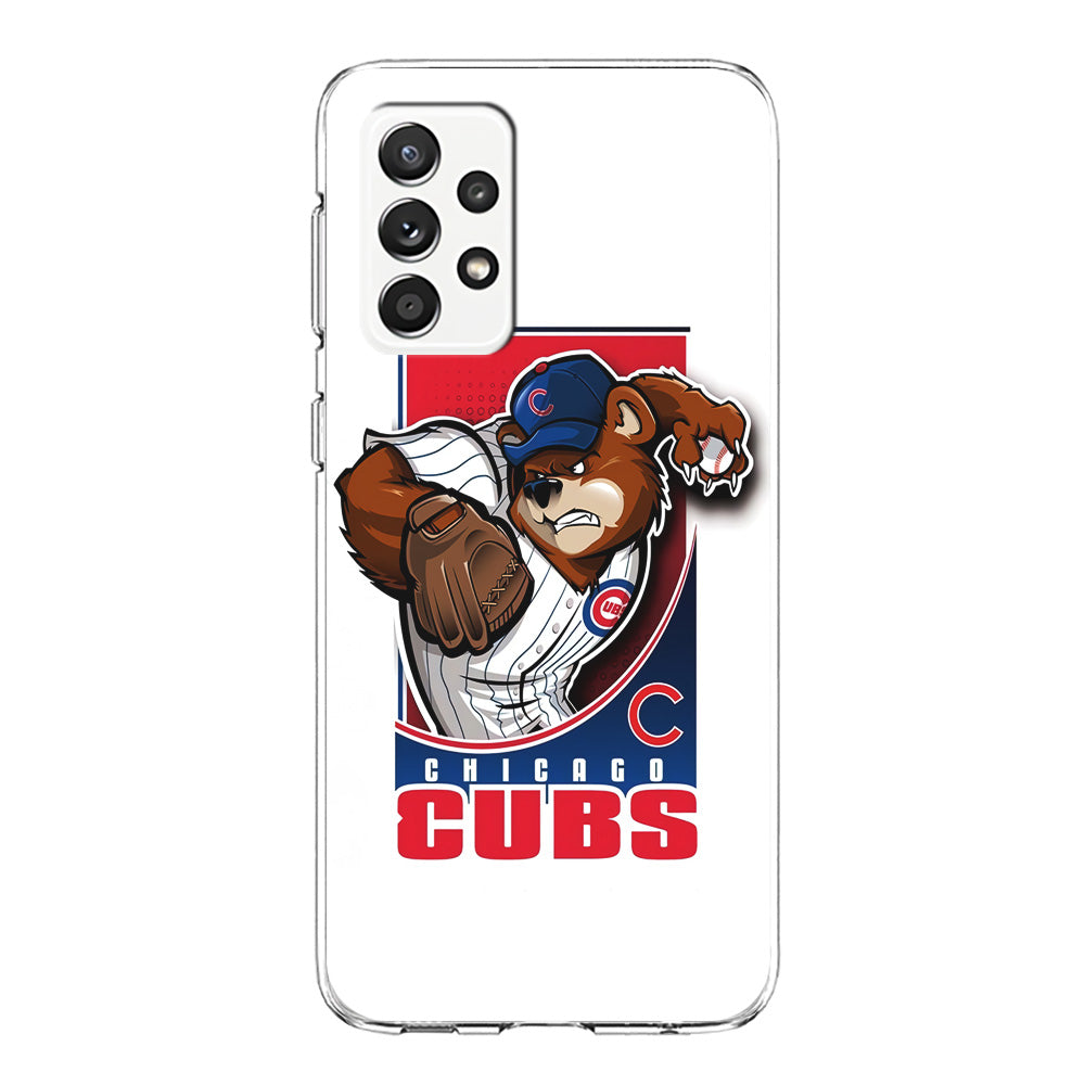 Baseball Chicago Cubs MLB 001 Samsung Galaxy A72 Case-Phone Case-Clear Soft Case-Altracase