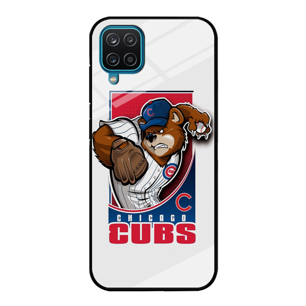Baseball Chicago Cubs MLB 001 Samsung Galaxy A12 Case-Phone Case-Tempered Glass Case-Altracase
