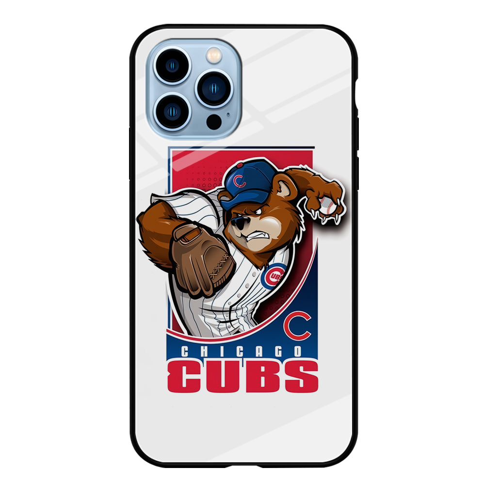 Baseball Chicago Cubs MLB 001 iPhone 14 Pro Max Case-Phone Case-Tempered Glass Case-Altracase