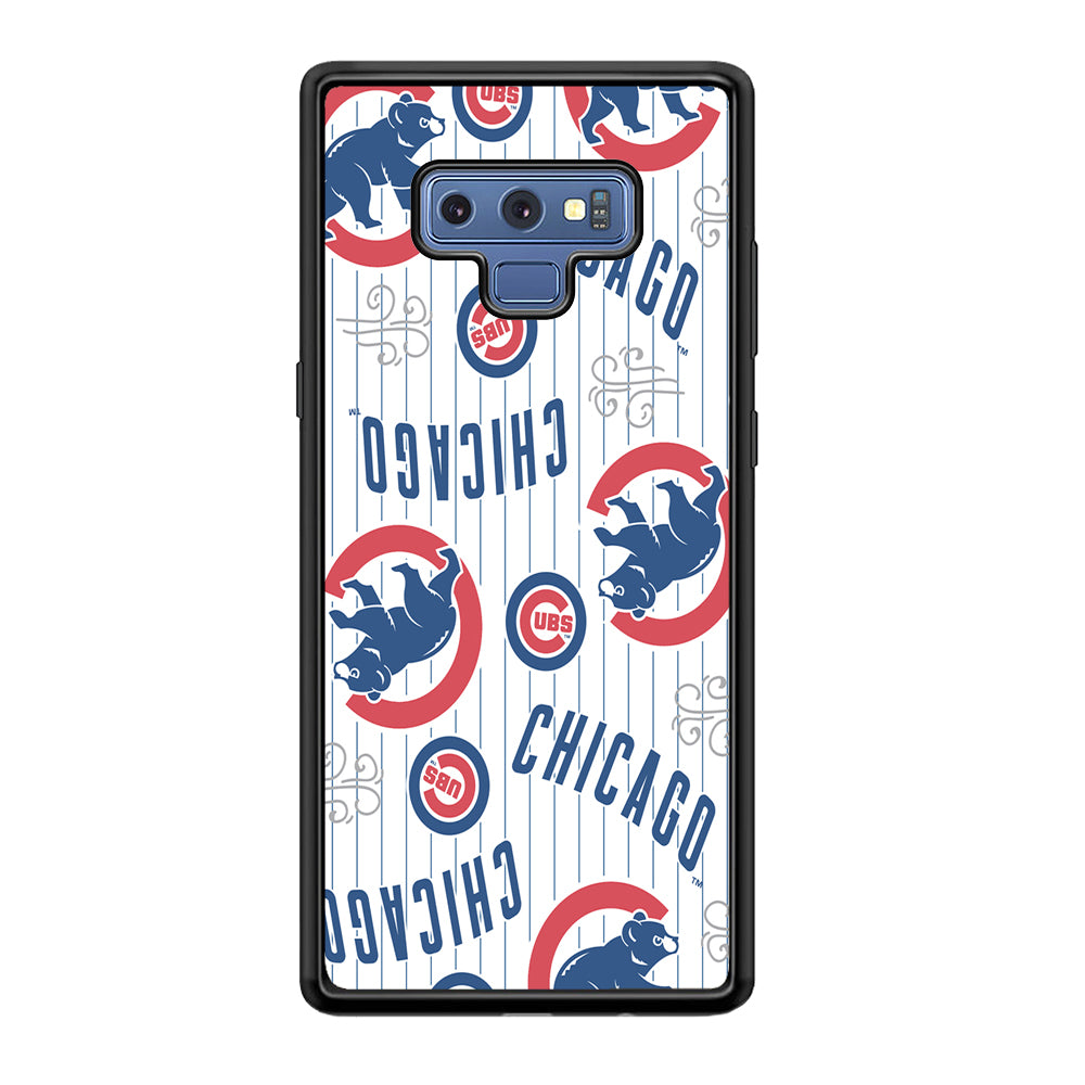 Baseball Chicago Cubs MLB 002 Samsung Galaxy Note 9 Case-Phone Case-Tempered Glass Case-Altracase