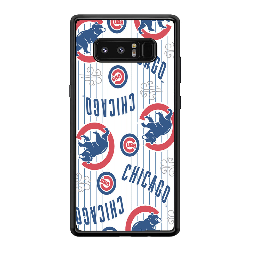 Baseball Chicago Cubs MLB 002 Samsung Galaxy Note 8 Case-Phone Case-Tempered Glass Case-Altracase