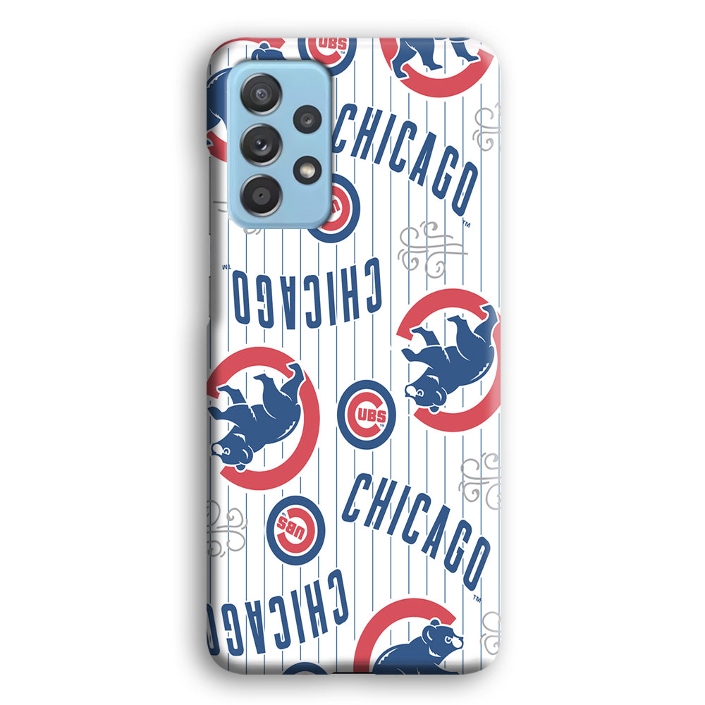 Baseball Chicago Cubs MLB 002 Samsung Galaxy A72 Case-Phone Case-3D Case-Altracase