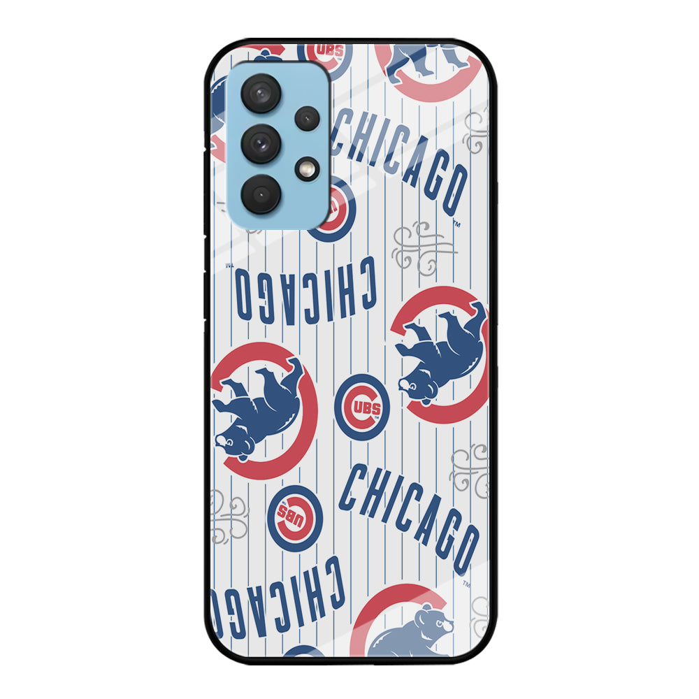 Baseball Chicago Cubs MLB 002 Samsung Galaxy A32 Case-Phone Case-Tempered Glass Case-Altracase