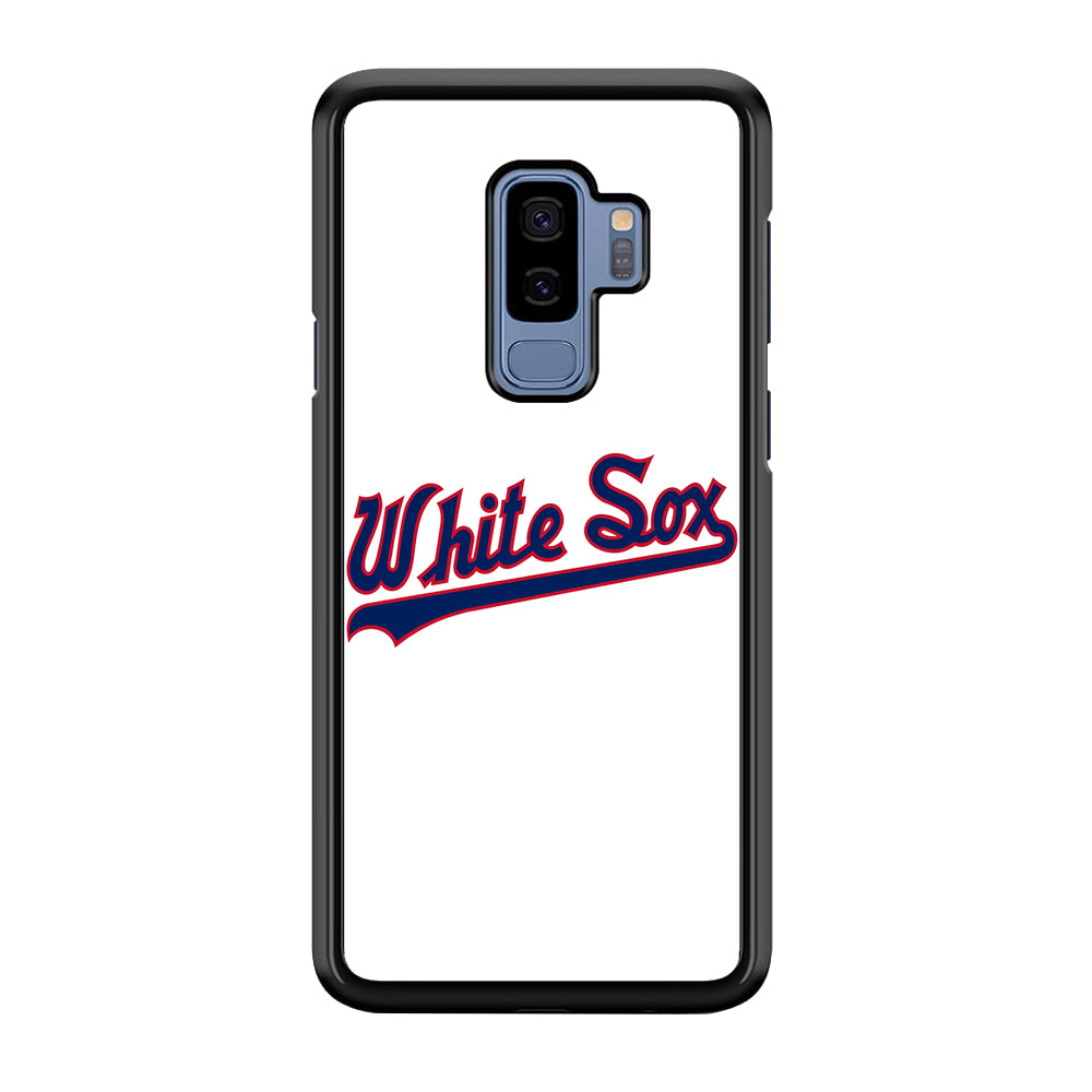 Baseball Chicago White Sox MLB 001 Samsung Galaxy S9 Plus Case-Phone Case-Rubber Black (2D Case)-Altracase