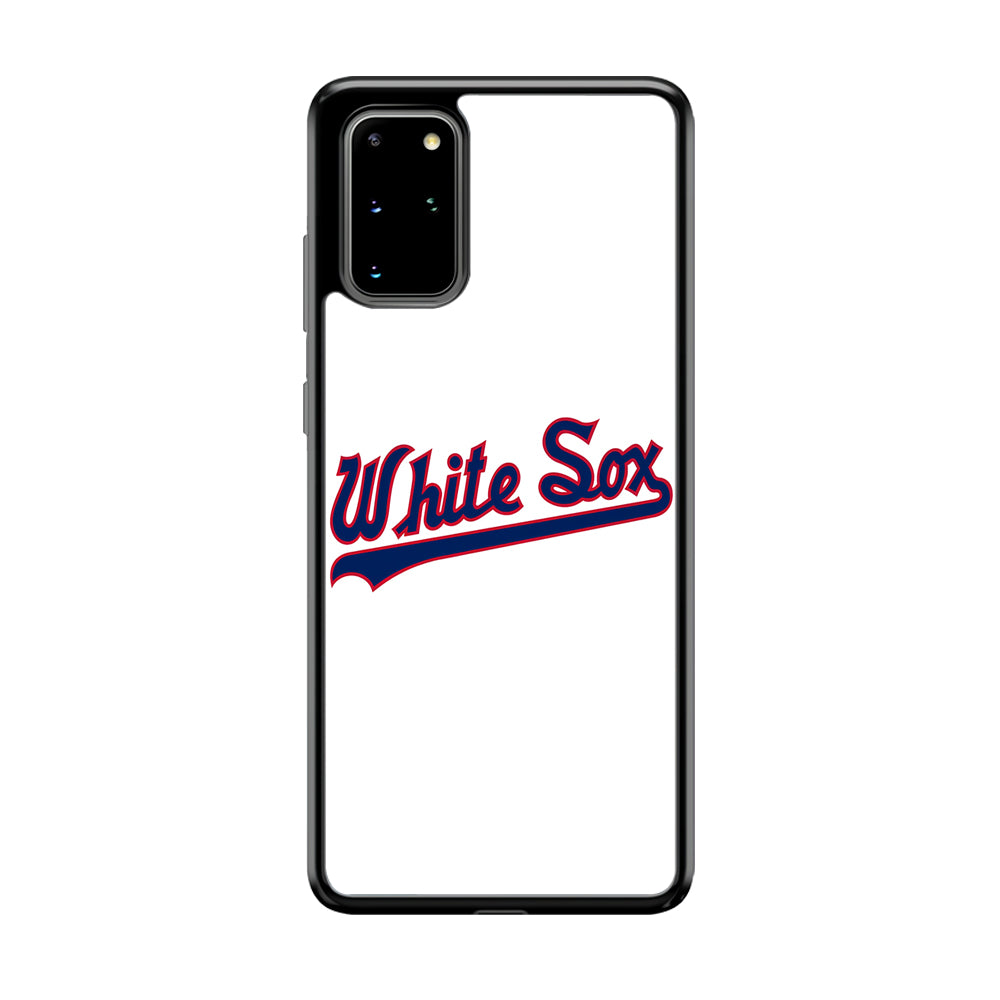 Baseball Chicago White Sox MLB 001 Samsung Galaxy S20 Plus Case-Phone Case-Rubber Black (2D Case)-Altracase