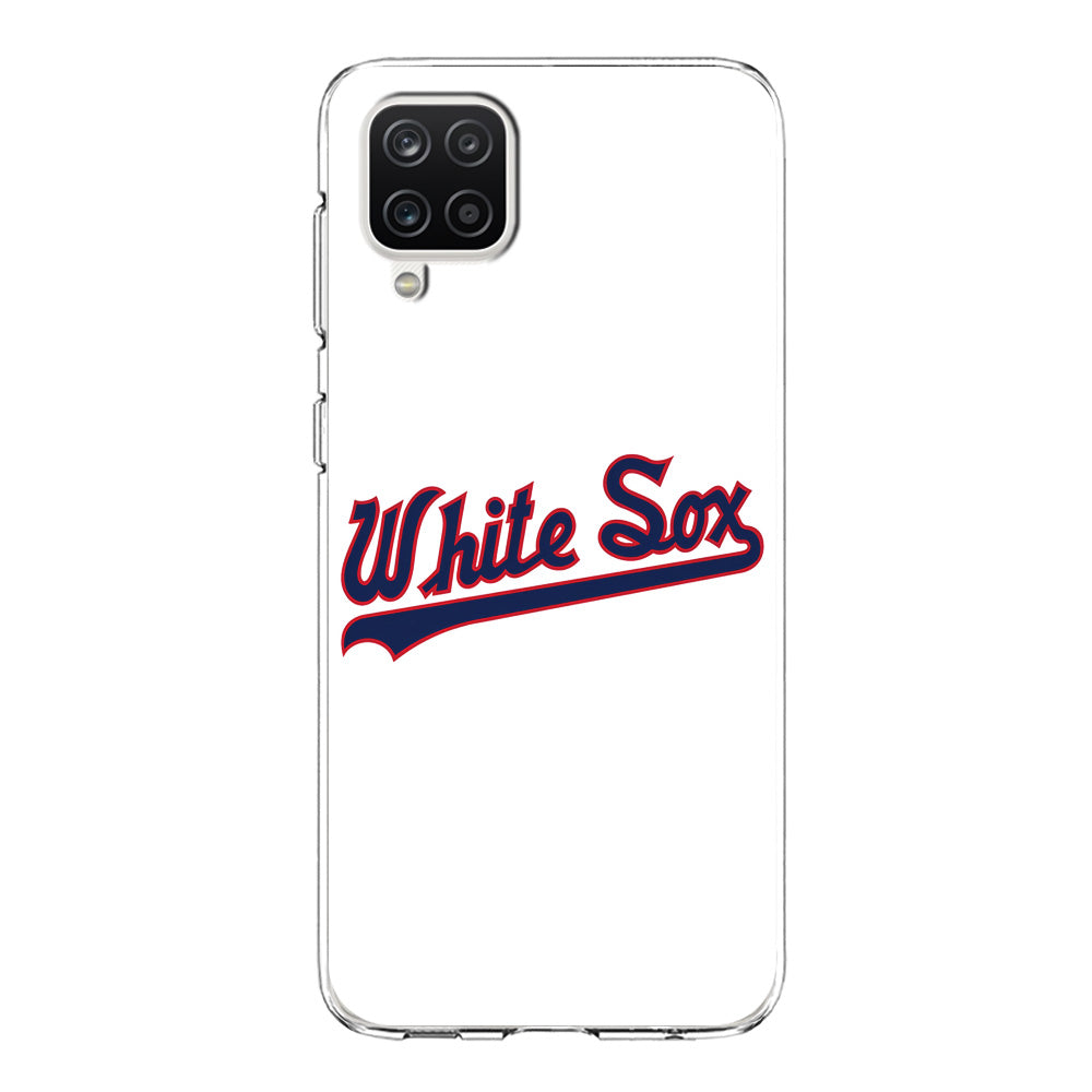 Baseball Chicago White Sox MLB 001 Samsung Galaxy A12 Case-Phone Case-Clear Soft Case-Altracase