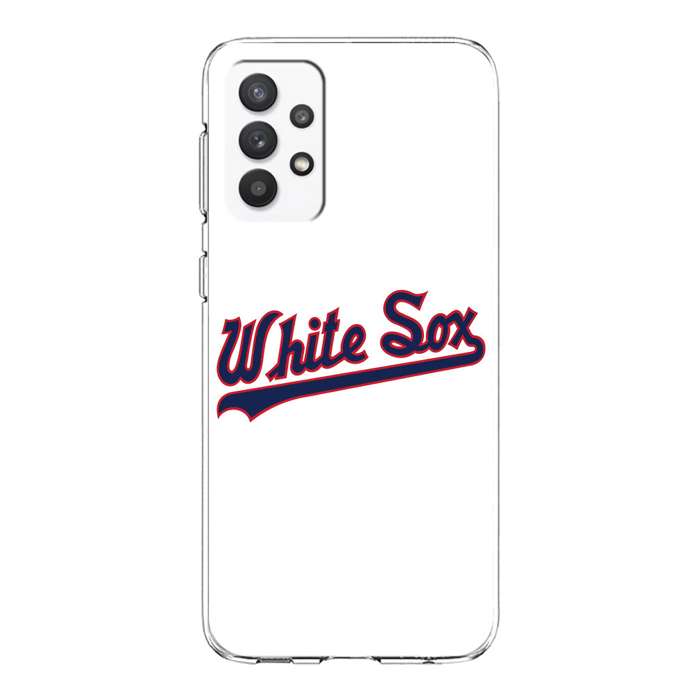 Baseball Chicago White Sox MLB 001 Samsung Galaxy A32 Case-Phone Case-Clear Soft Case-Altracase