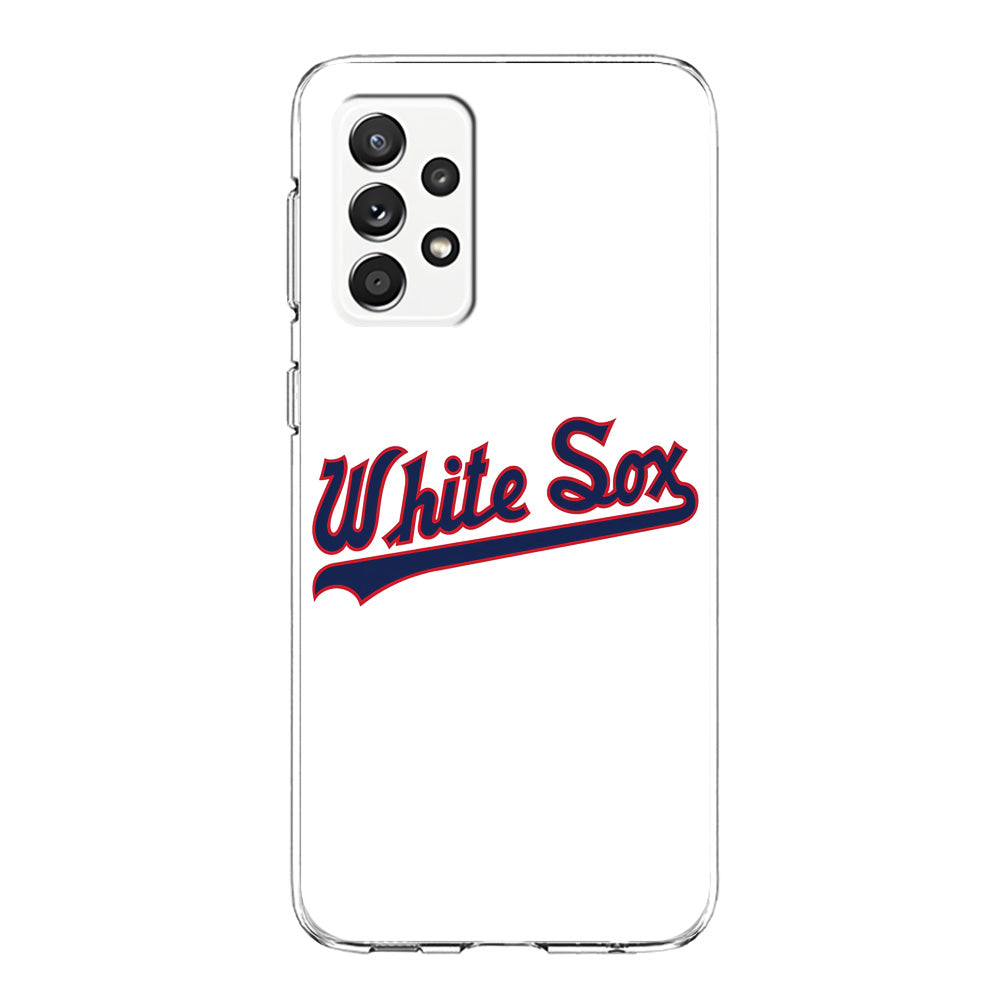 Baseball Chicago White Sox MLB 001 Samsung Galaxy A52 Case-Phone Case-Clear Soft Case-Altracase