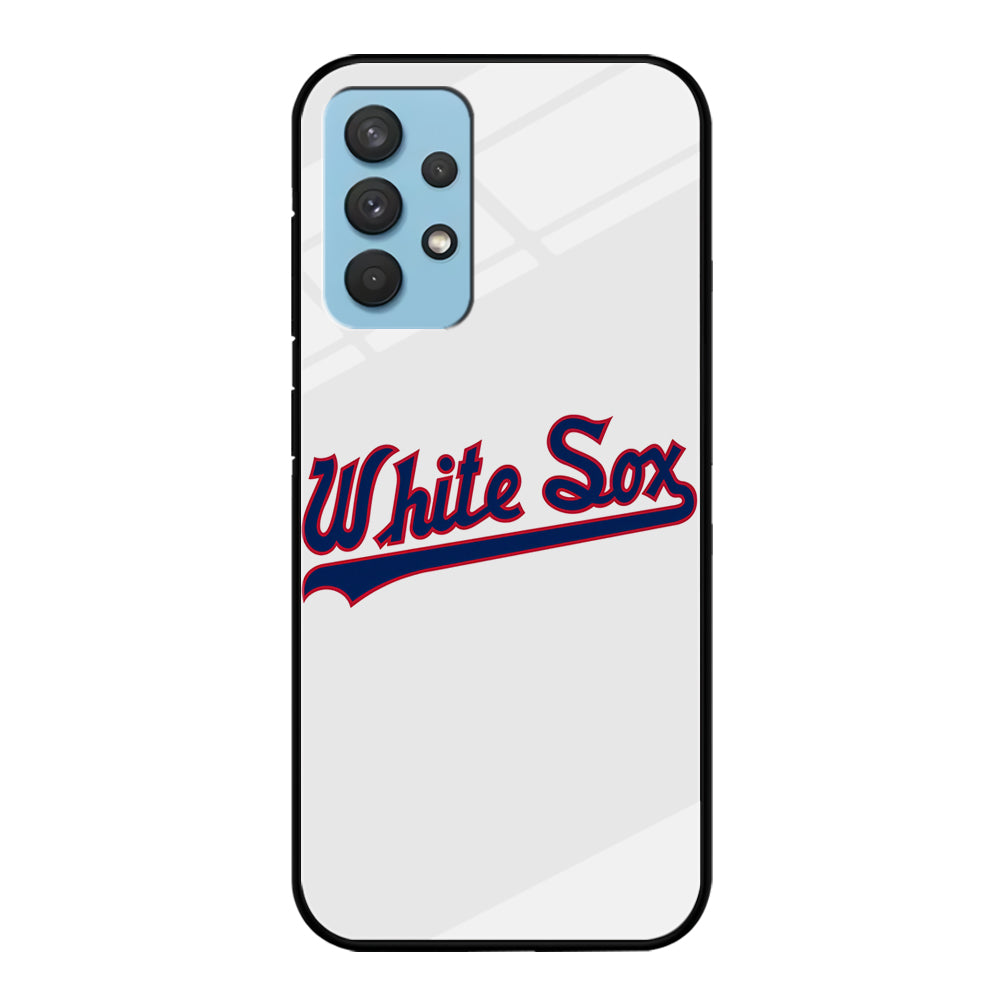 Baseball Chicago White Sox MLB 001 Samsung Galaxy A32 Case-Phone Case-Tempered Glass Case-Altracase