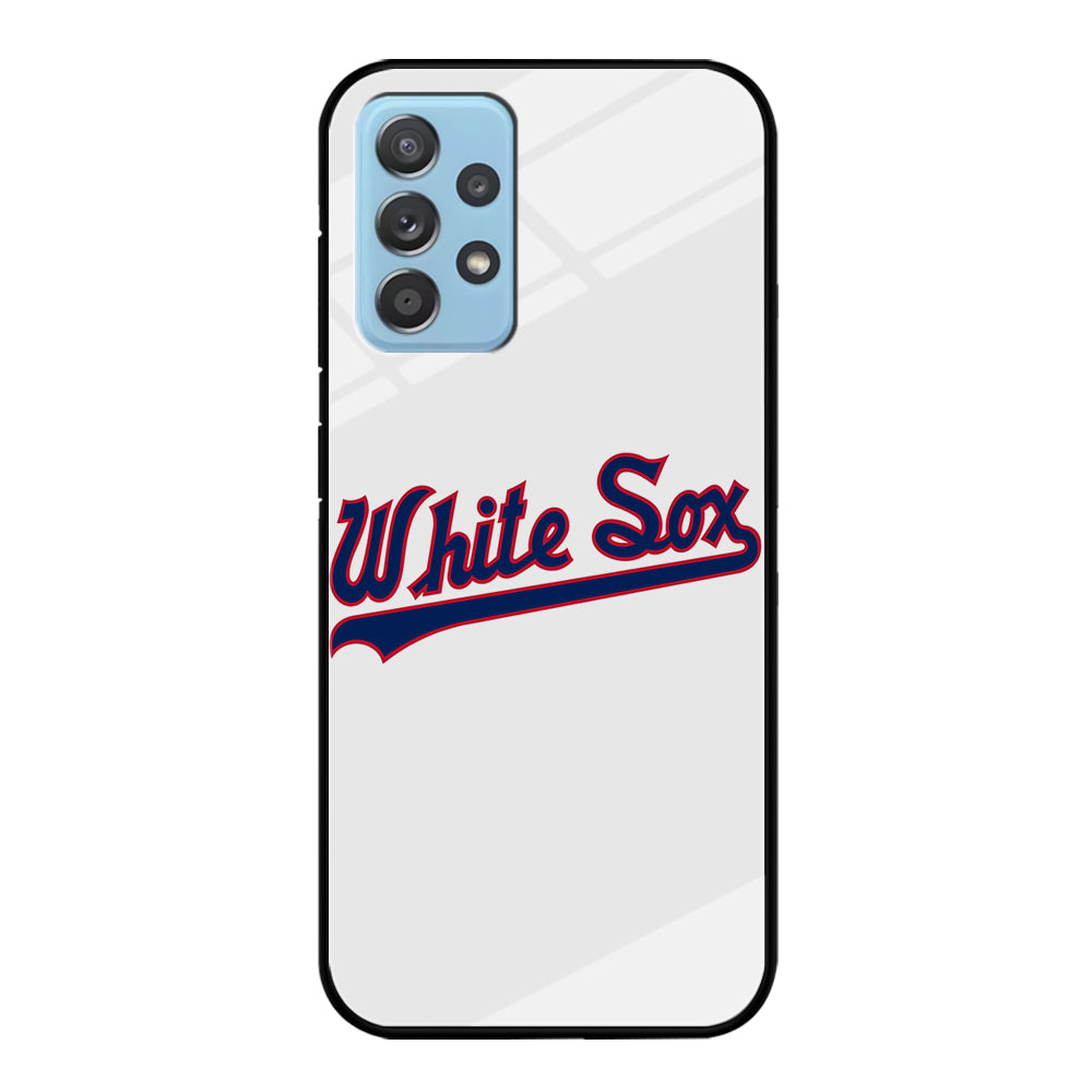 Baseball Chicago White Sox MLB 001 Samsung Galaxy A72 Case-Phone Case-Tempered Glass Case-Altracase