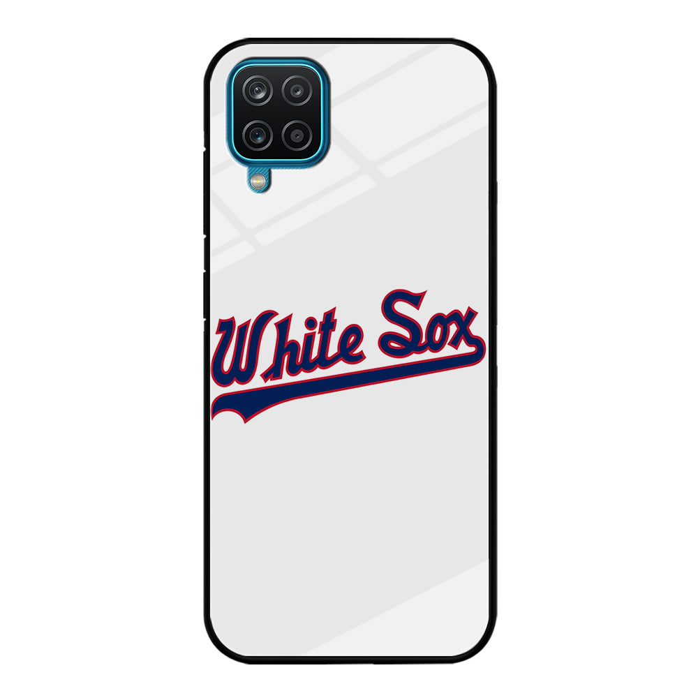 Baseball Chicago White Sox MLB 001 Samsung Galaxy A12 Case-Phone Case-Tempered Glass Case-Altracase