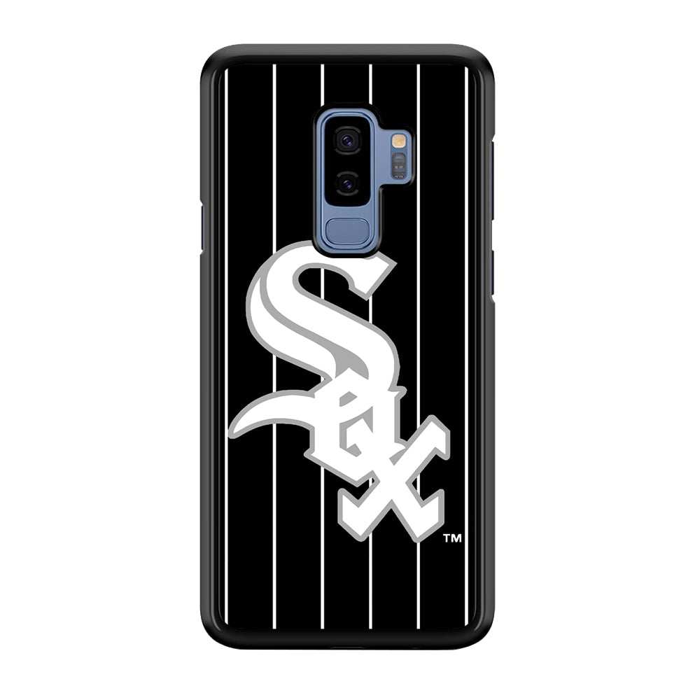 Baseball Chicago White Sox MLB 002 Samsung Galaxy S9 Plus Case-Phone Case-Rubber Black (2D Case)-Altracase