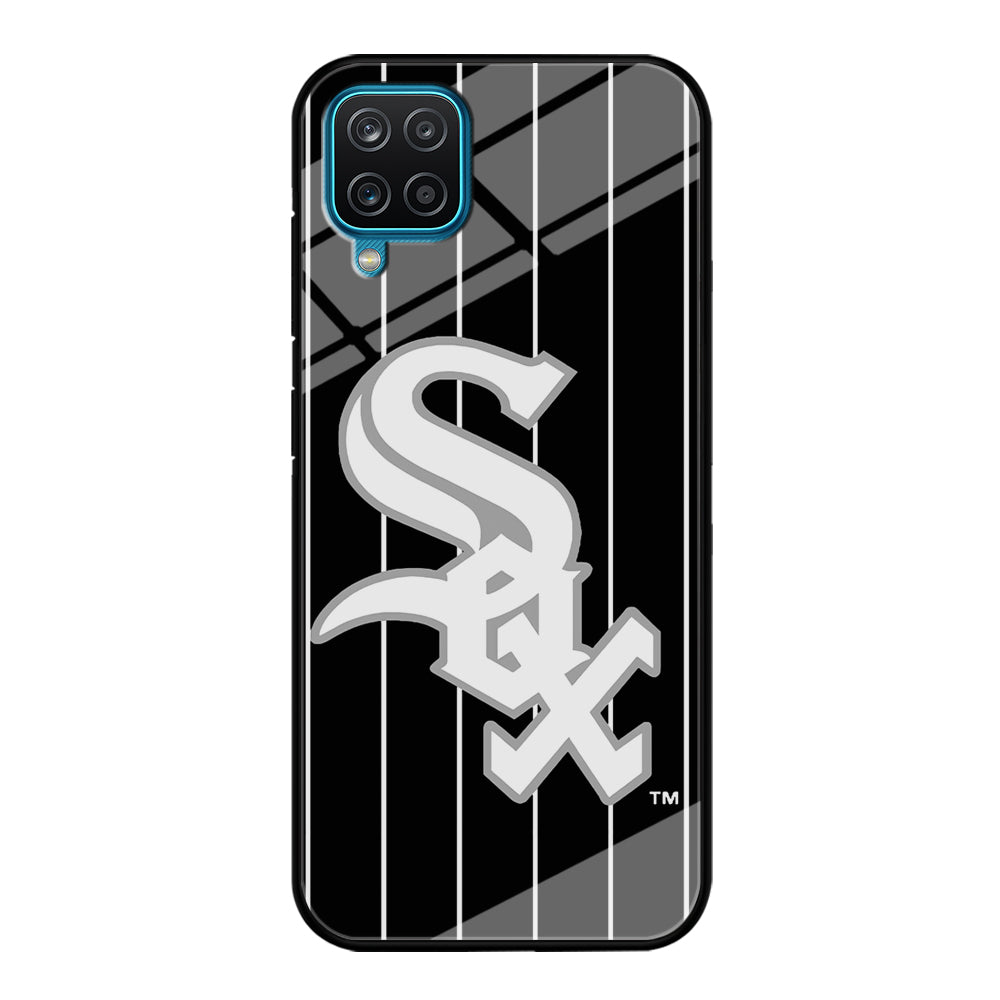 Baseball Chicago White Sox MLB 002 Samsung Galaxy A12 Case-Phone Case-Tempered Glass Case-Altracase