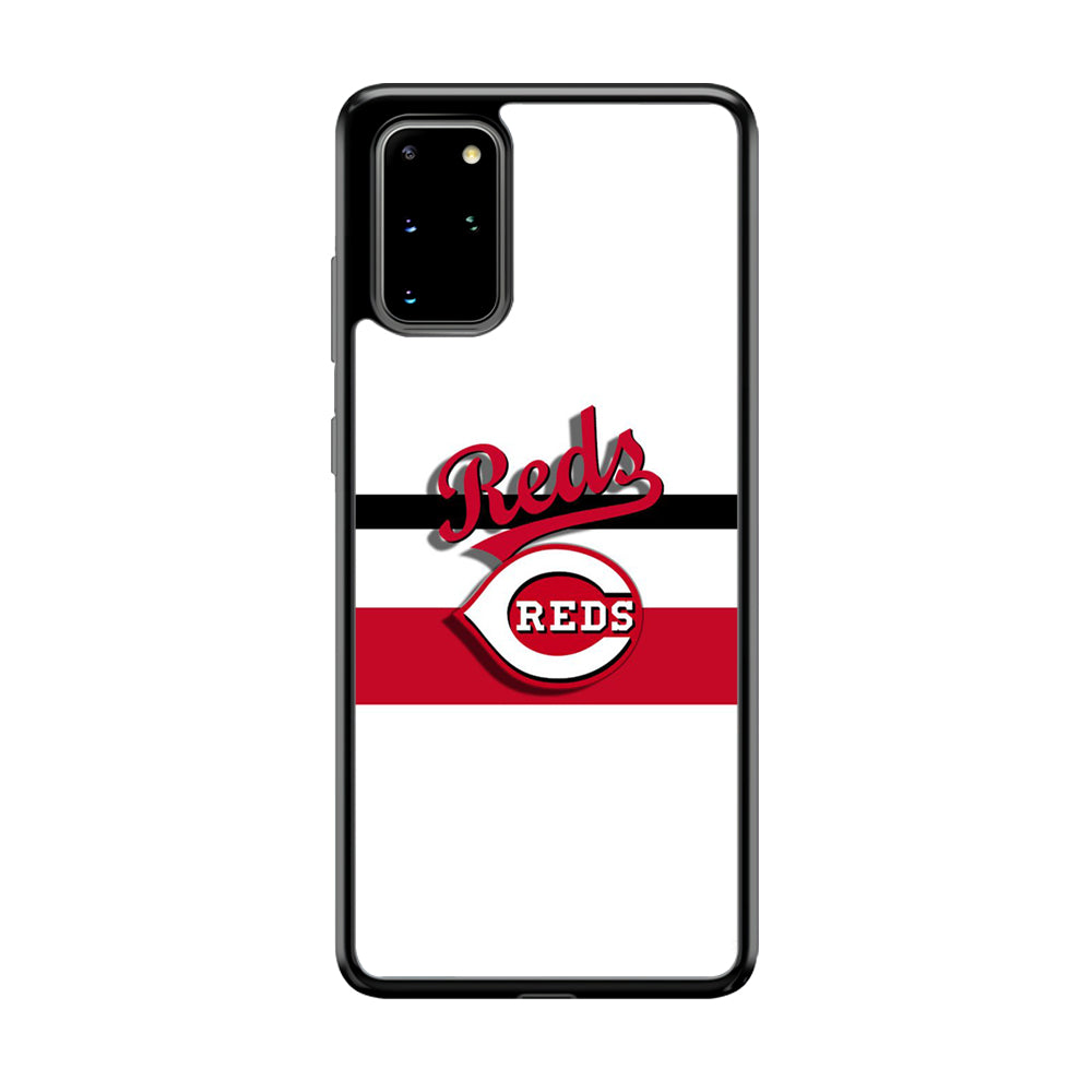 Baseball Cincinnati Reds MLB 001 Samsung Galaxy S20 Plus Case-Phone Case-Rubber Black (2D Case)-Altracase