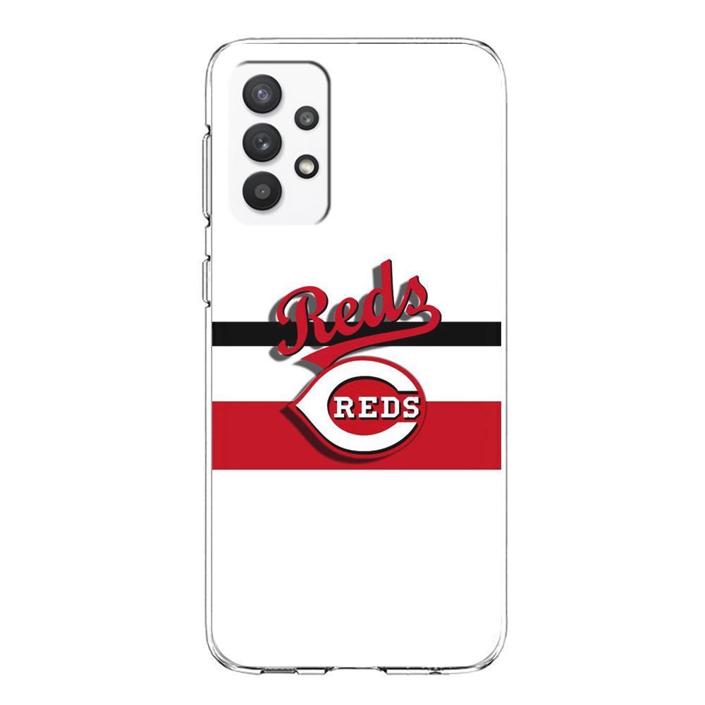 Baseball Cincinnati Reds MLB 001 Samsung Galaxy A32 Case-Phone Case-Clear Soft Case-Altracase