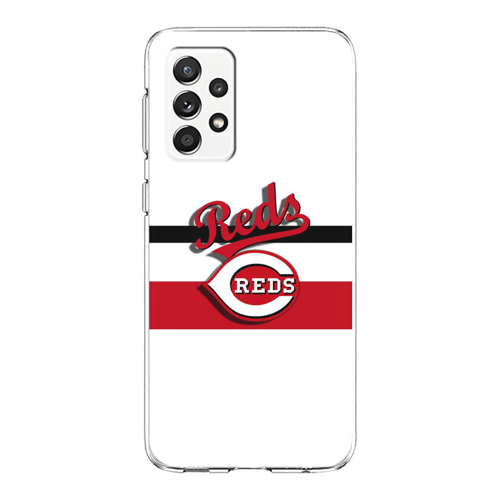 Baseball Cincinnati Reds MLB 001 Samsung Galaxy A52 Case-Phone Case-Clear Soft Case-Altracase