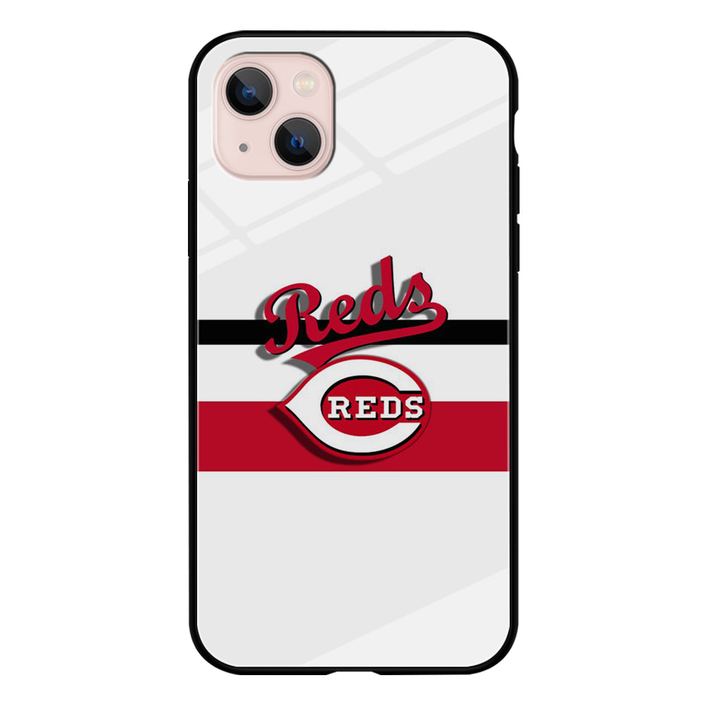 Baseball Cincinnati Reds MLB 001 iPhone 15 Plus Case-Phone Case-Tempered Glass Case-Altracase