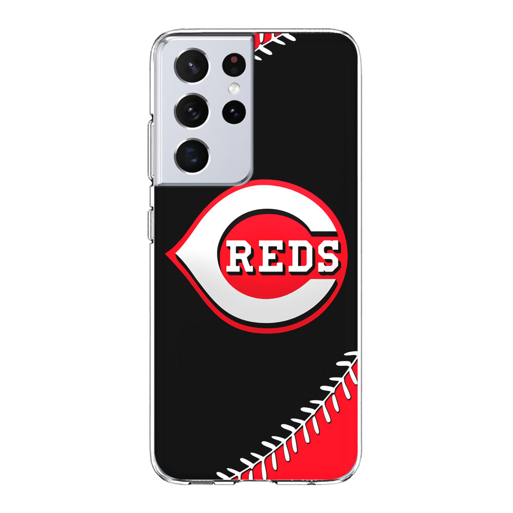 Baseball Cincinnati Reds MLB 002 Samsung Galaxy S21 Ultra Case-Phone Case-Clear Soft Case-Altracase