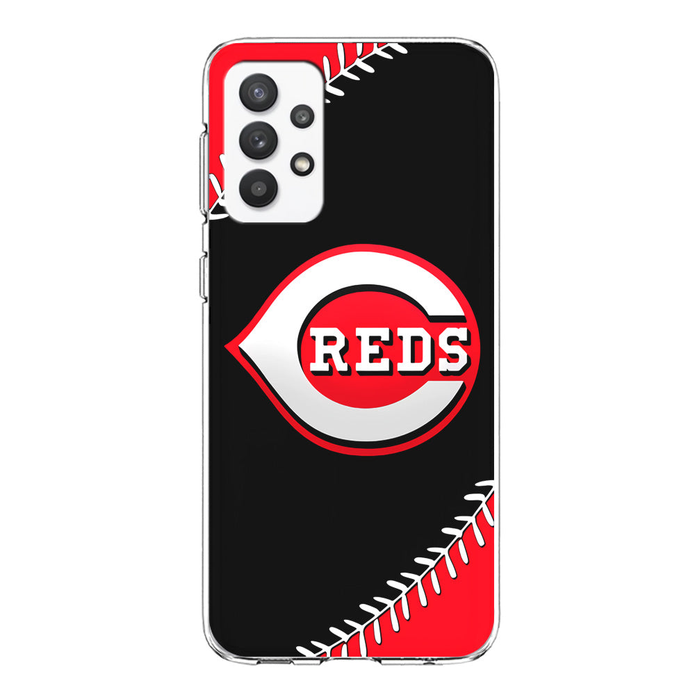 Baseball Cincinnati Reds MLB 002 Samsung Galaxy A32 Case-Phone Case-Clear Soft Case-Altracase