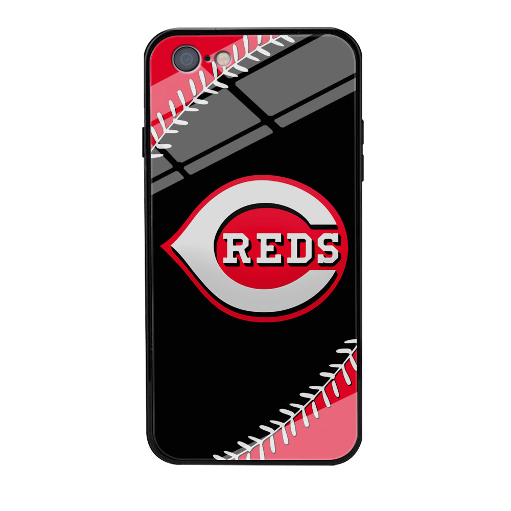 Baseball Cincinnati Reds MLB 002 iPhone 6 Plus | 6s Plus Case-Phone Case-Tempered Glass Case-Altracase
