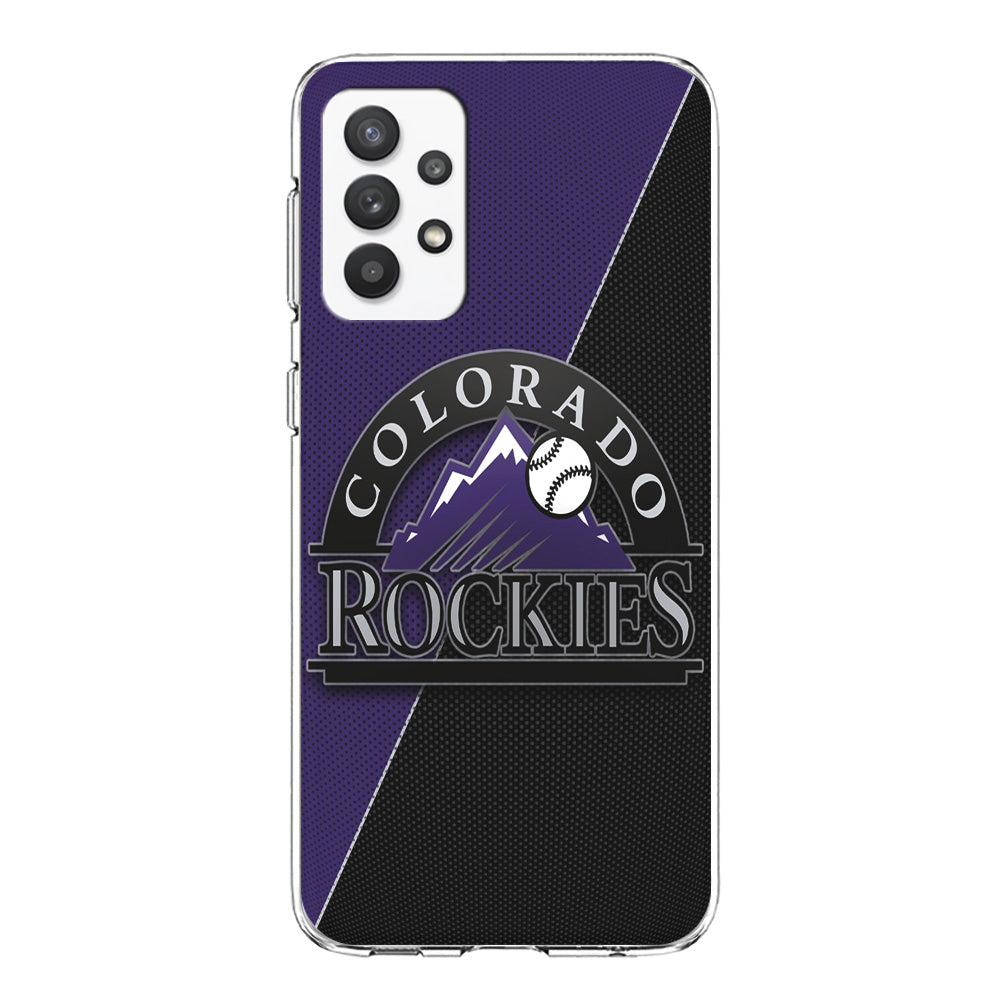 Baseball Colorado Rockies MLB 001 Samsung Galaxy A32 Case-Phone Case-Clear Soft Case-Altracase