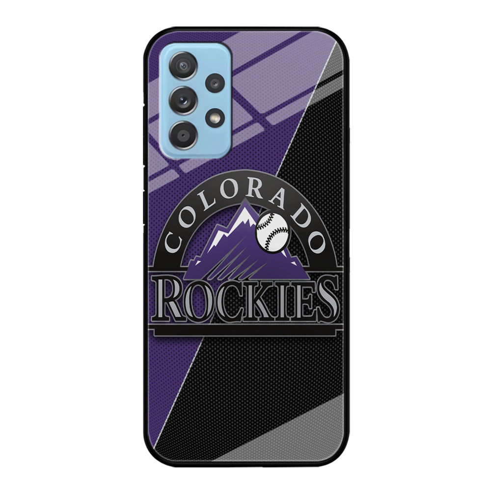 Baseball Colorado Rockies MLB 001 Samsung Galaxy A72 Case-Phone Case-Tempered Glass Case-Altracase