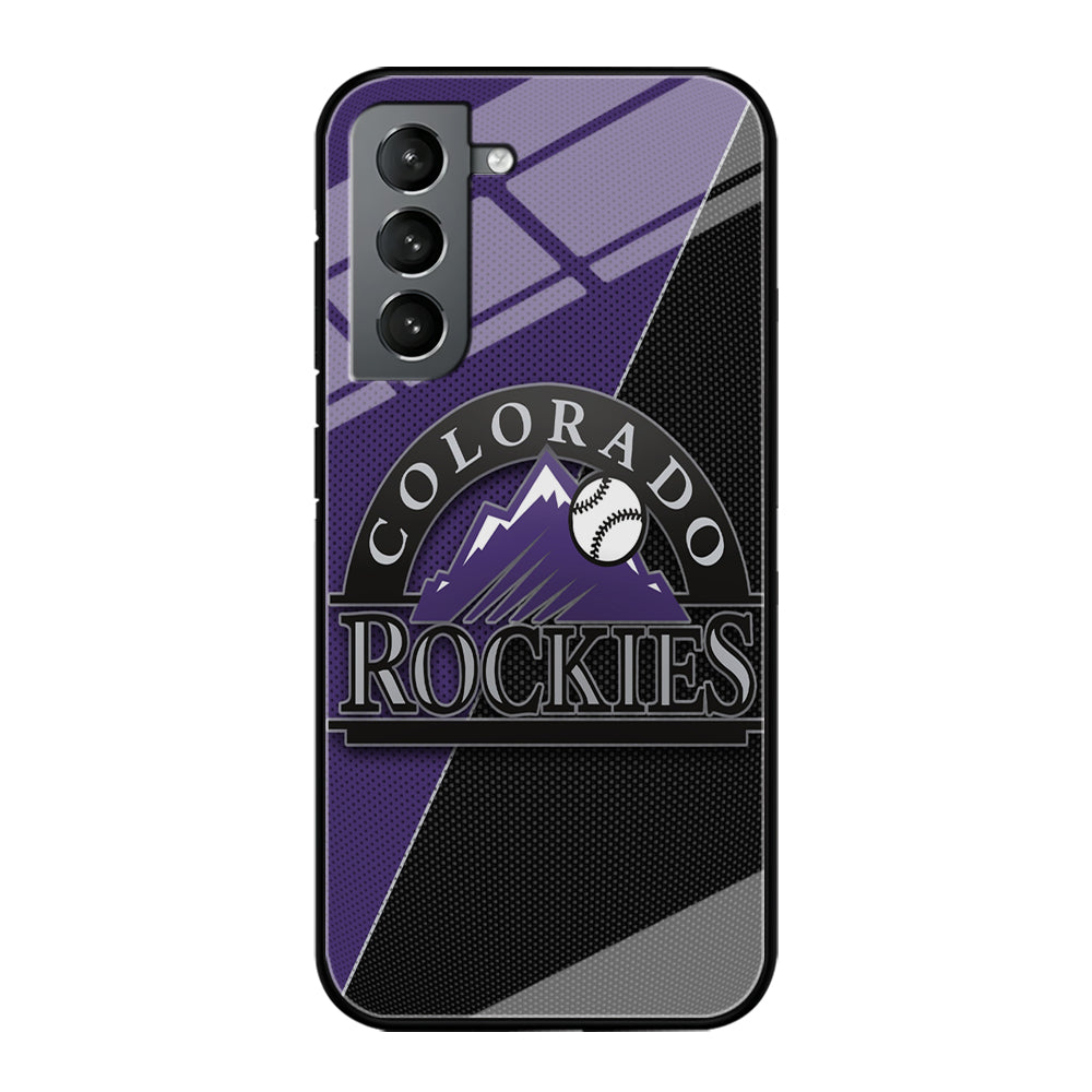 Baseball Colorado Rockies MLB 001 Samsung Galaxy S22 Case-Phone Case-Tempered Glass Case-Altracase