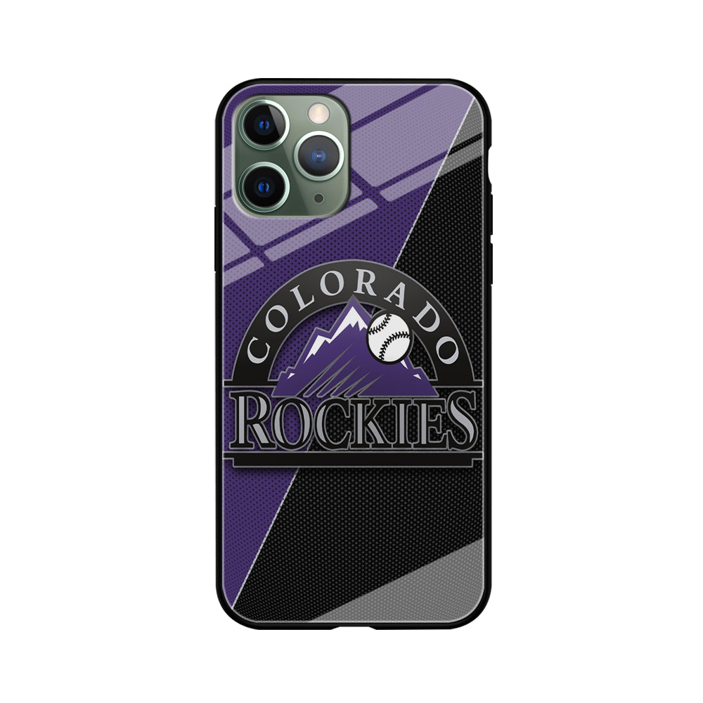 Baseball Colorado Rockies MLB 001 iPhone 11 Pro Case-Phone Case-Tempered Glass Case-Altracase