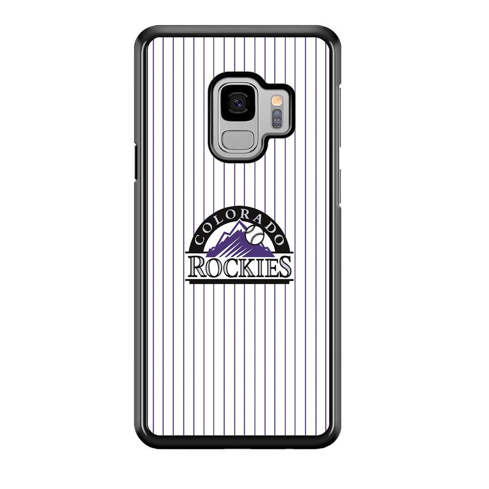 Baseball Colorado Rockies MLB 002 Samsung Galaxy S9 Case-Phone Case-Tempered Glass Case-Altracase