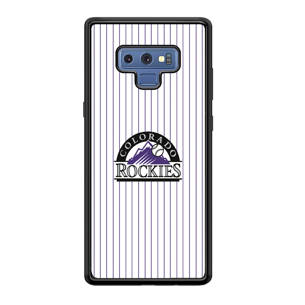 Baseball Colorado Rockies MLB 002 Samsung Galaxy Note 9 Case-Phone Case-Tempered Glass Case-Altracase