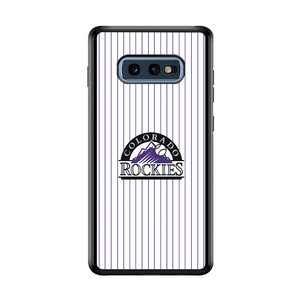 Baseball Colorado Rockies MLB 002 Samsung Galaxy S10E Case-Phone Case-Tempered Glass Case-Altracase