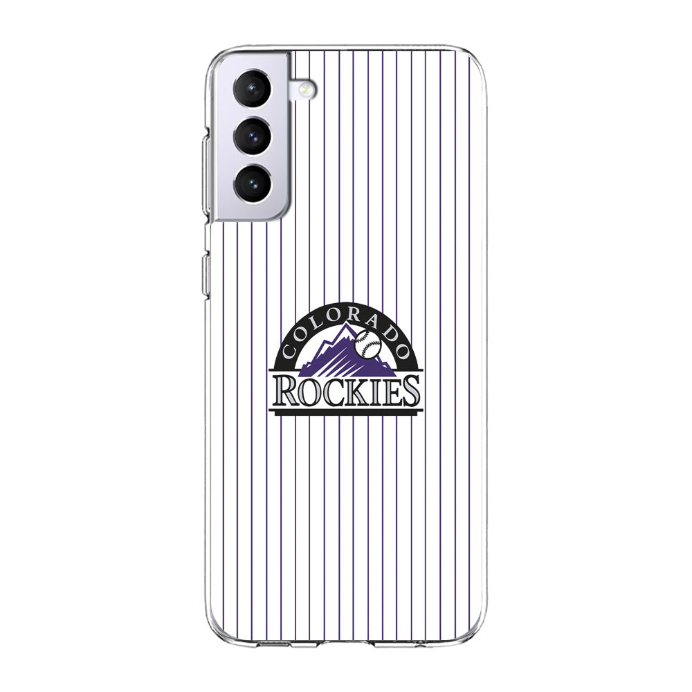 Baseball Colorado Rockies MLB 002 Samsung Galaxy S21 Plus Case-Phone Case-Clear Soft Case-Altracase