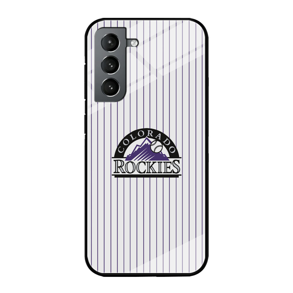 Baseball Colorado Rockies MLB 002 Samsung Galaxy S21 Plus Case-Phone Case-Tempered Glass Case-Altracase