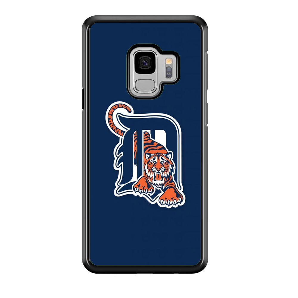 Baseball Detroit Tigers MLB 001 Samsung Galaxy S9 Case-Phone Case-Rubber Black (2D Case)-Altracase