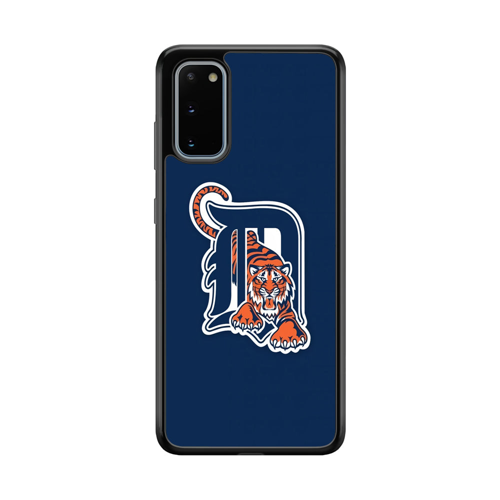 Baseball Detroit Tigers MLB 001 Samsung Galaxy S20 Case-Phone Case-Rubber Black (2D Case)-Altracase