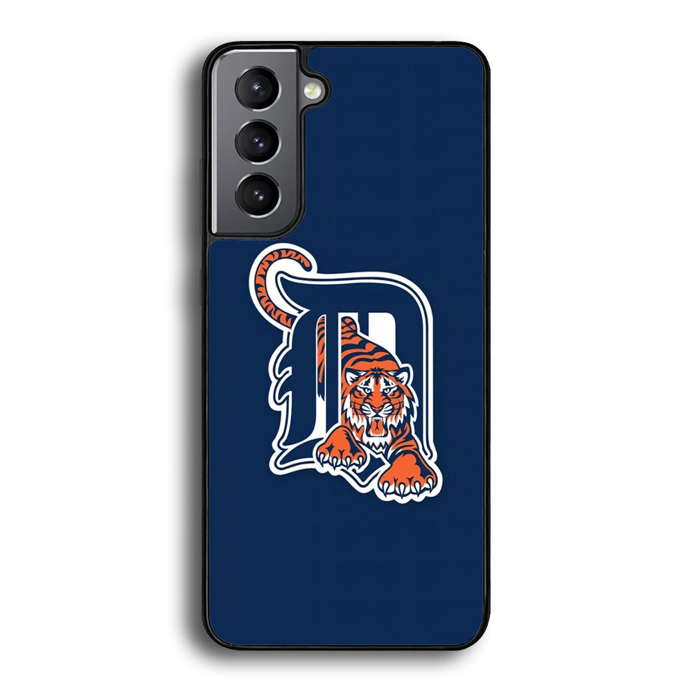 Baseball Detroit Tigers MLB 001 Samsung Galaxy S21 Plus Case-Phone Case-Rubber Black (2D Case)-Altracase