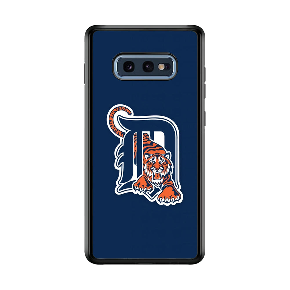 Baseball Detroit Tigers MLB 001 Samsung Galaxy S10E Case-Phone Case-Rubber Black (2D Case)-Altracase