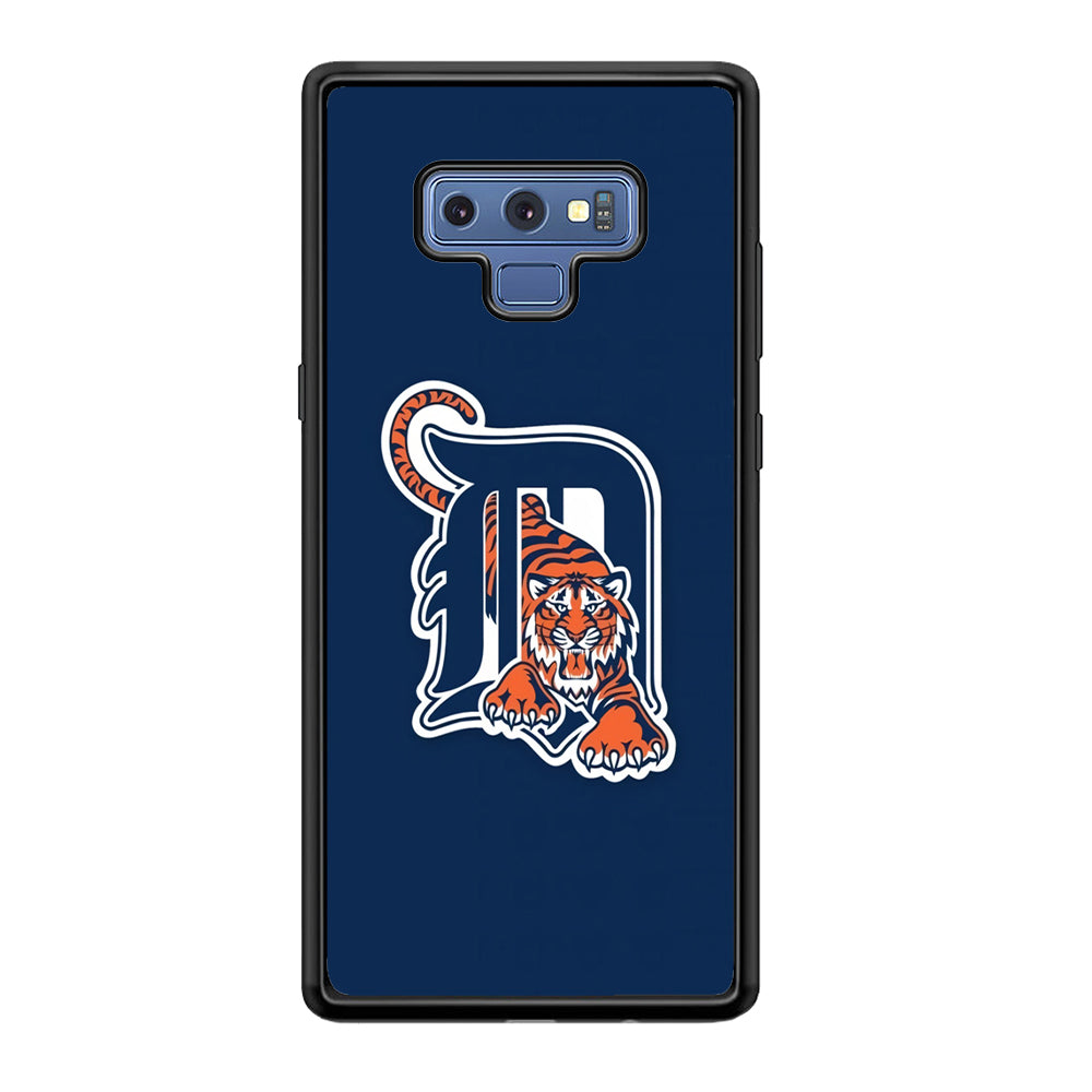 Baseball Detroit Tigers MLB 001 Samsung Galaxy Note 9 Case-Phone Case-Rubber Black (2D Case)-Altracase