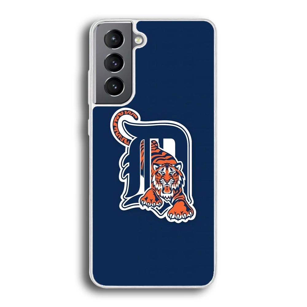 Baseball Detroit Tigers MLB 001 Samsung Galaxy S21 Plus Case-Phone Case-Rubber White (2D Case)-Altracase