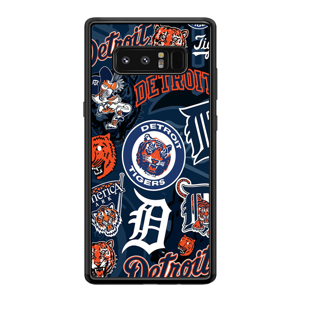 Baseball Detroit Tigers MLB 002 Samsung Galaxy Note 8 Case-Phone Case-Tempered Glass Case-Altracase
