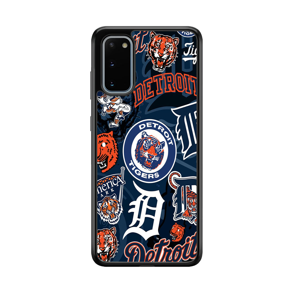 Baseball Detroit Tigers MLB 002 Samsung Galaxy S20 Case-Phone Case-Tempered Glass Case-Altracase