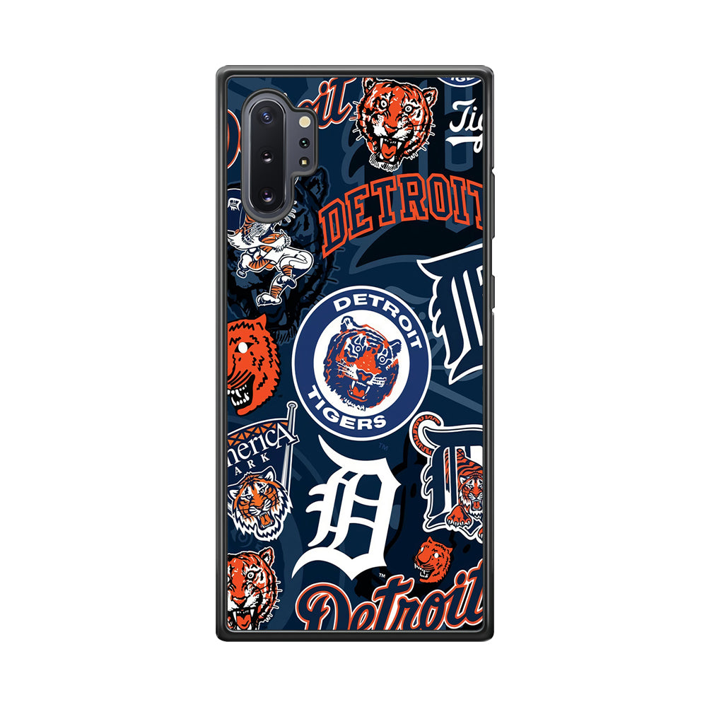 Baseball Detroit Tigers MLB 002 Samsung Galaxy Note 10 Plus Case-Phone Case-Tempered Glass Case-Altracase