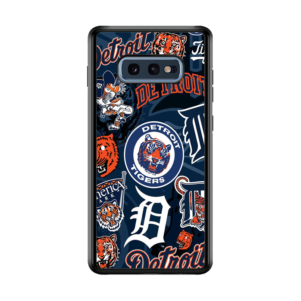 Baseball Detroit Tigers MLB 002 Samsung Galaxy S10E Case-Phone Case-Tempered Glass Case-Altracase